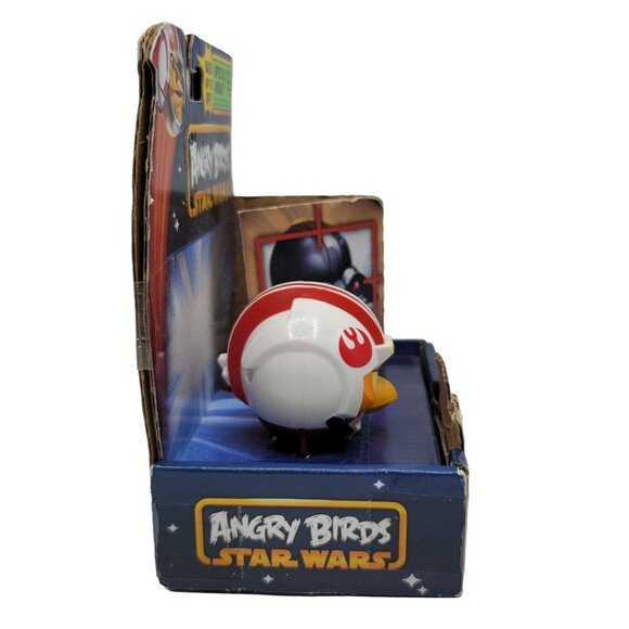 2/$15 Angry Birds Star Wars Power Battlers Toy Luke Skywalker Bird Pull Back NEW - Picture 4 of 9